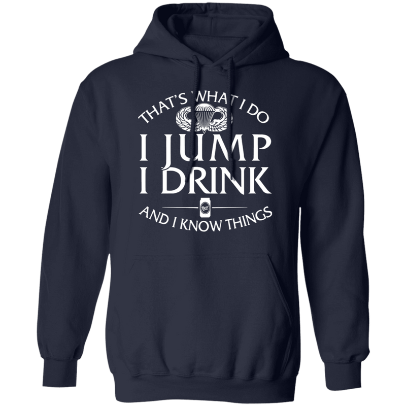 Basic Parachutist Badge I Jump Drink Shirt