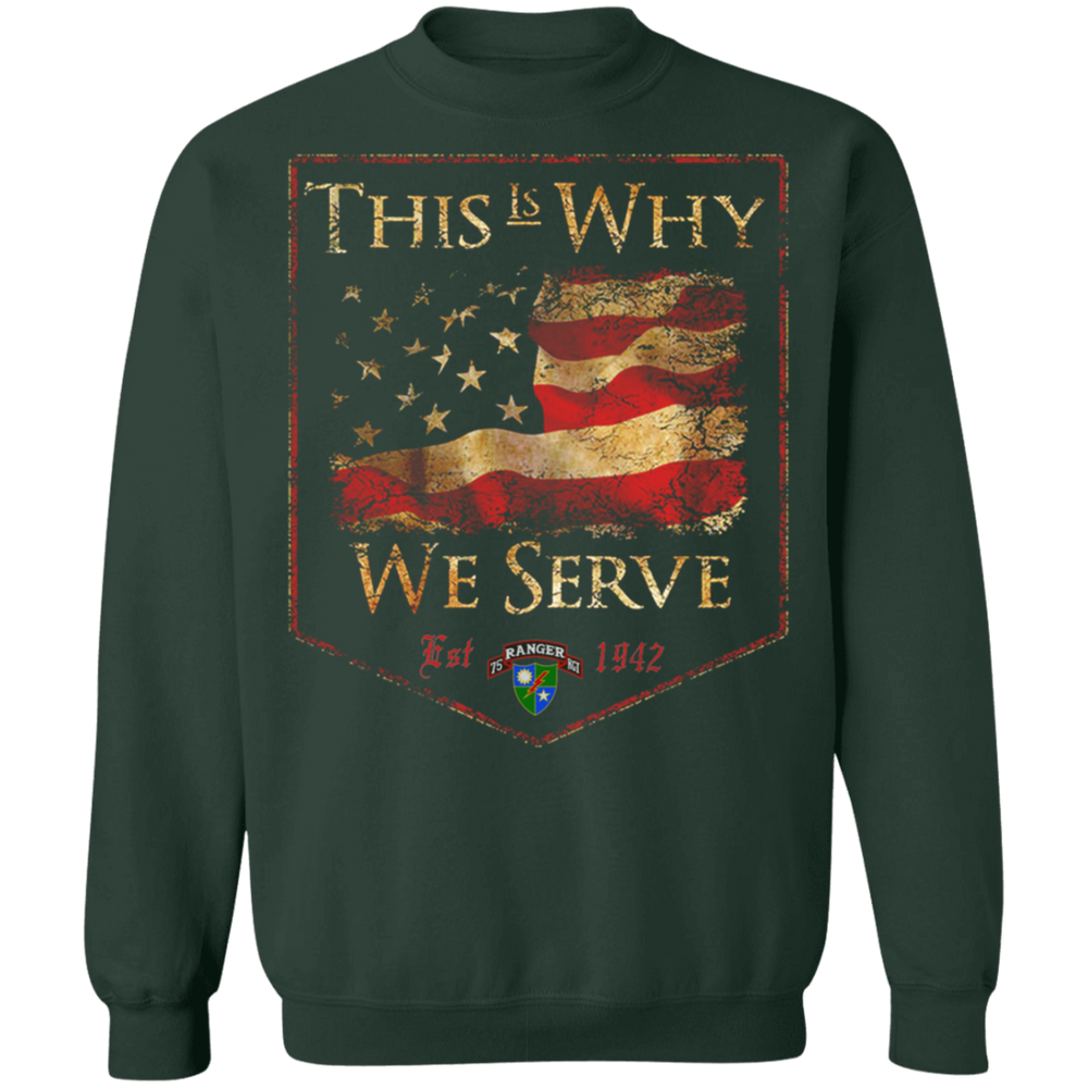 75TH THIS IS WHY WE SERVED SHIRT