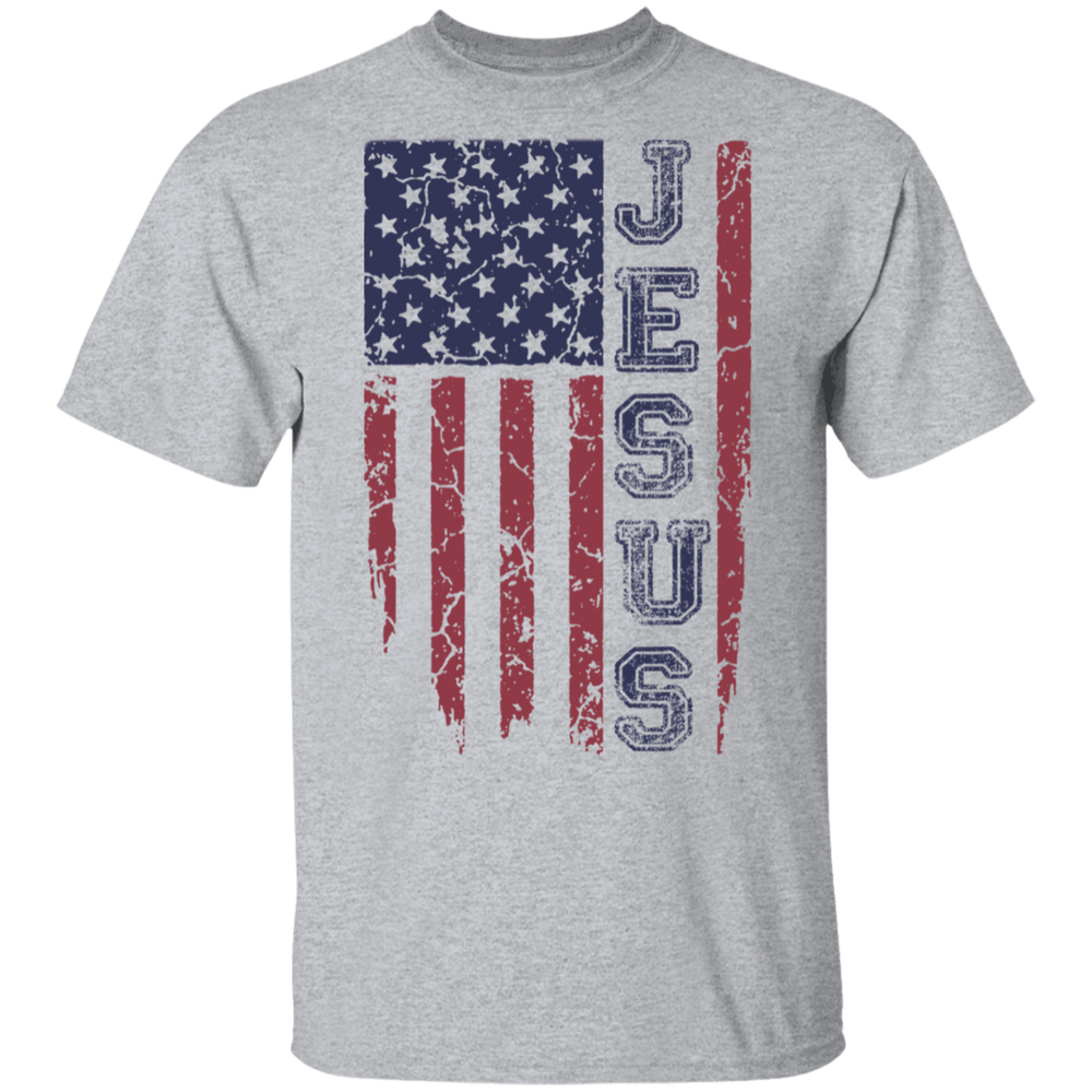 US FLAG JESUS SHIRT
