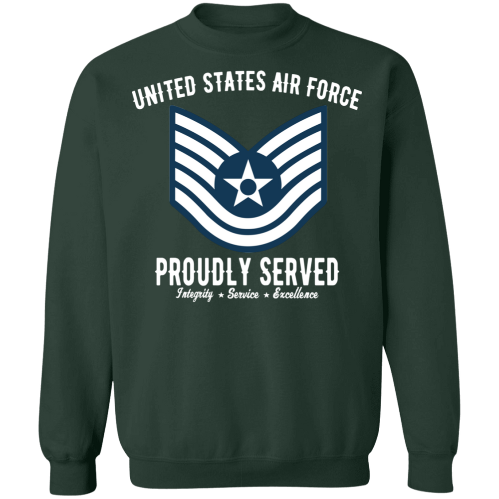 AIR FORCE PROUDLY SERVED E6 SHIRT