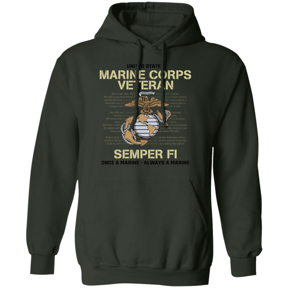 USMC SEMPER FI ONCE A MARINE ALWAYS A MARINE SHIRT