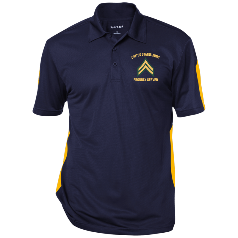 Army Proudly Served E4 - Corporal (CPL) windshirt jacket polo