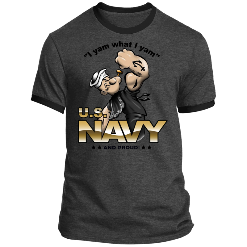 USN I AM WHAT I AM AND PROUD SHIRT