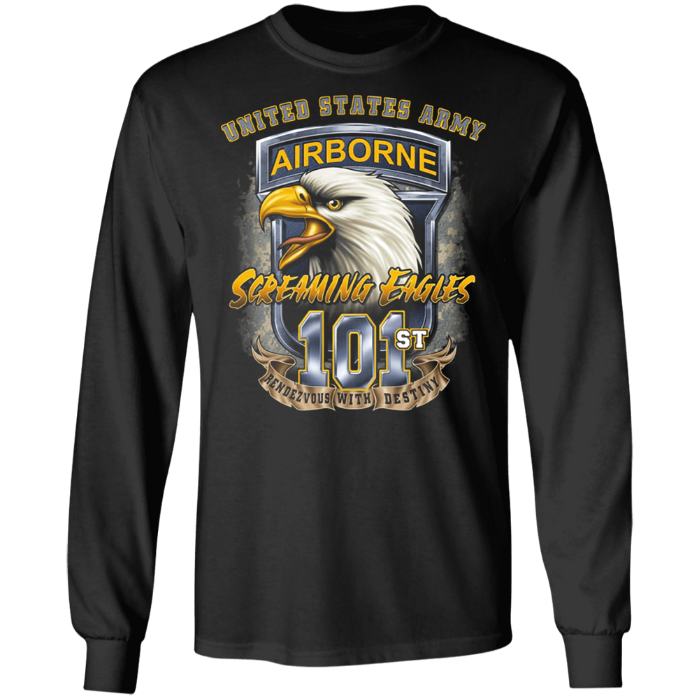 AIRBORNE SCREAMING EAGLES 101ST SHIRT