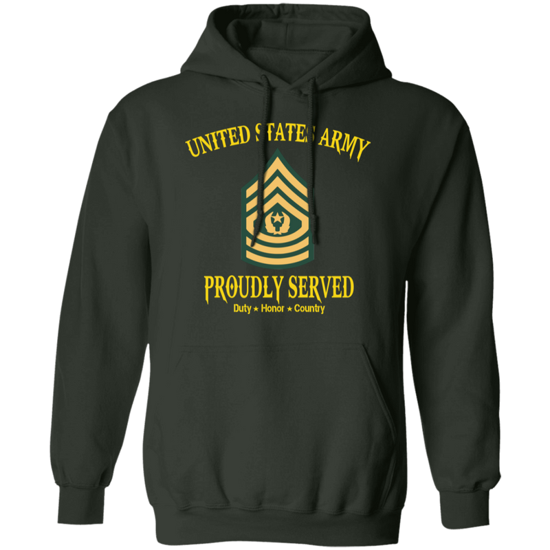UNITED STATES ARMY CSM PROUDLY SERVED