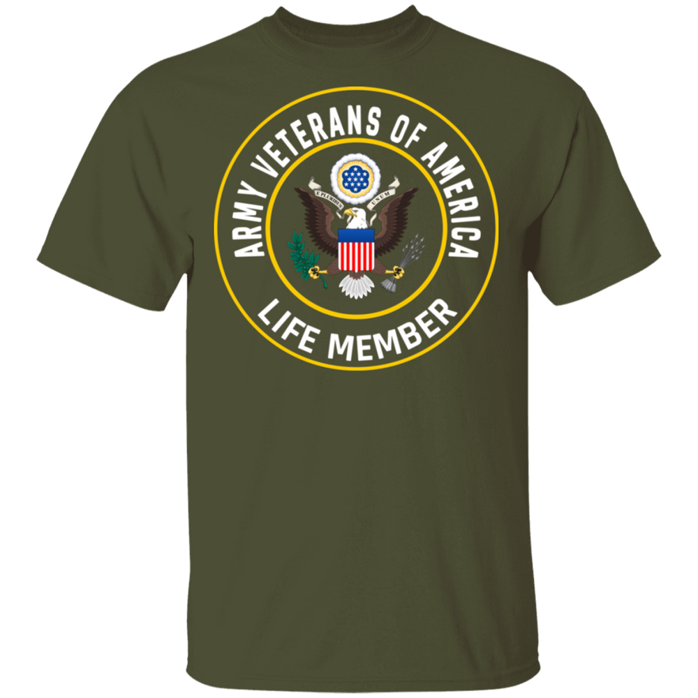 ARMY VET OF AMERICA LIFE MEMBER SHIRT