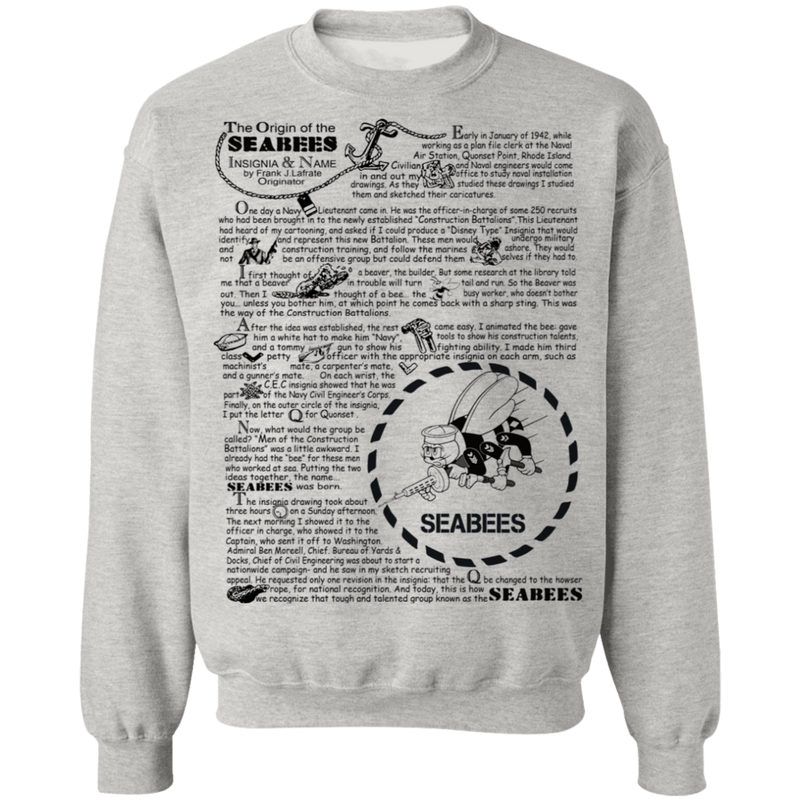 THE ORIGIN OF SEABEES SHIRT