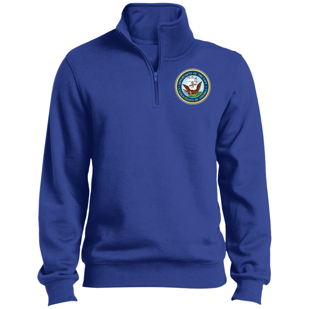 DEPT OF NAVY LOGO EMBROIDERED WINDSHIRT JACKET POLO