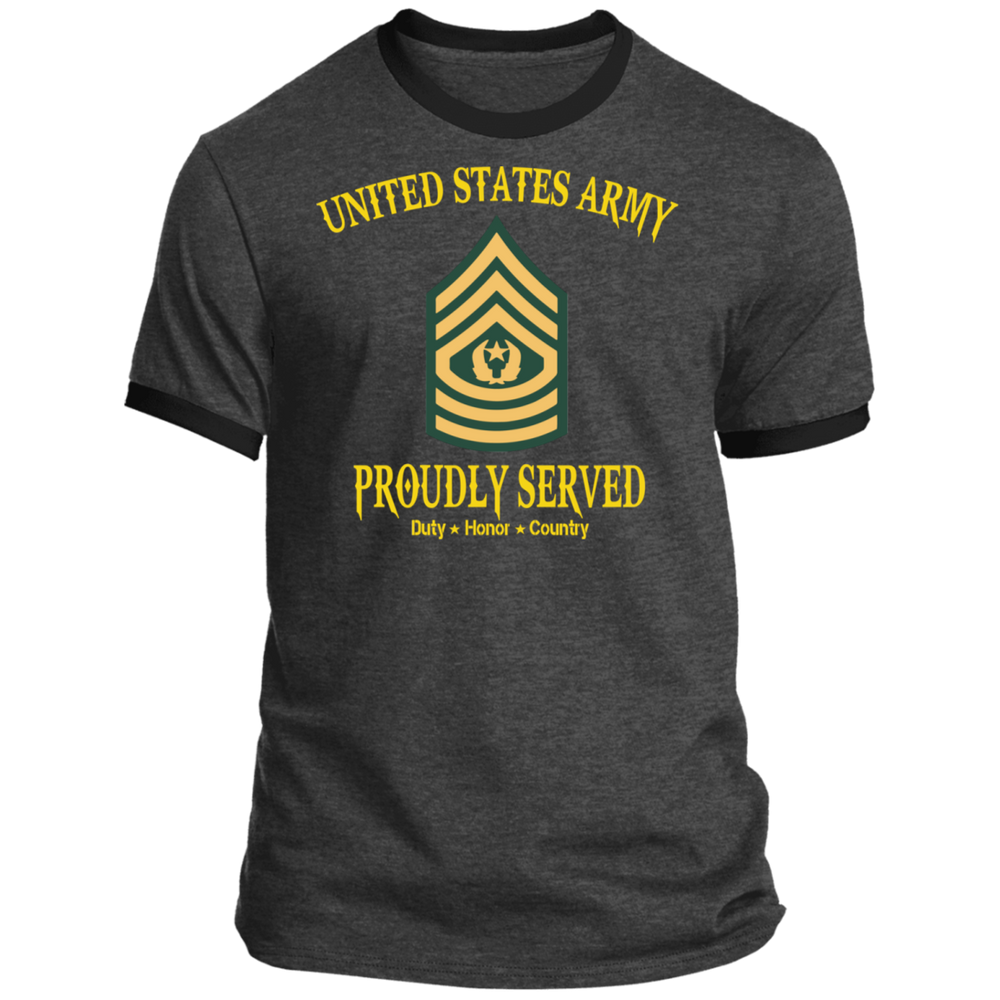 UNITED STATES ARMY CSM PROUDLY SERVED