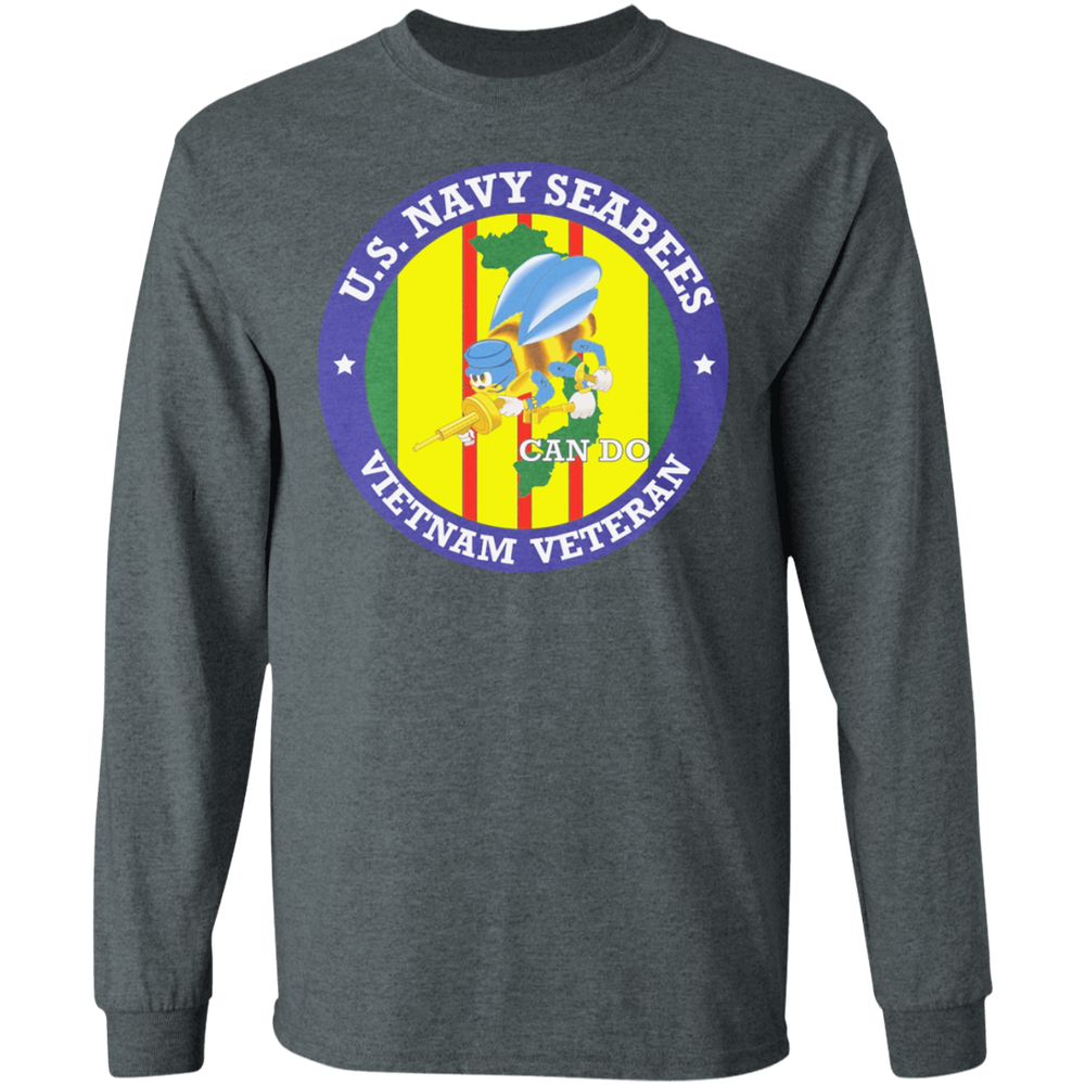 USN SEABEES CAN DO VIETNAM VET SHIRT