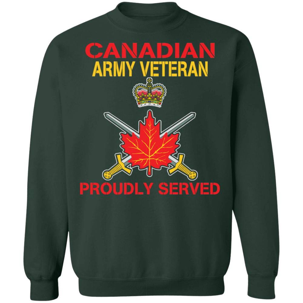 CANADIAN ARMY PROUDLY SERVED SHIRT