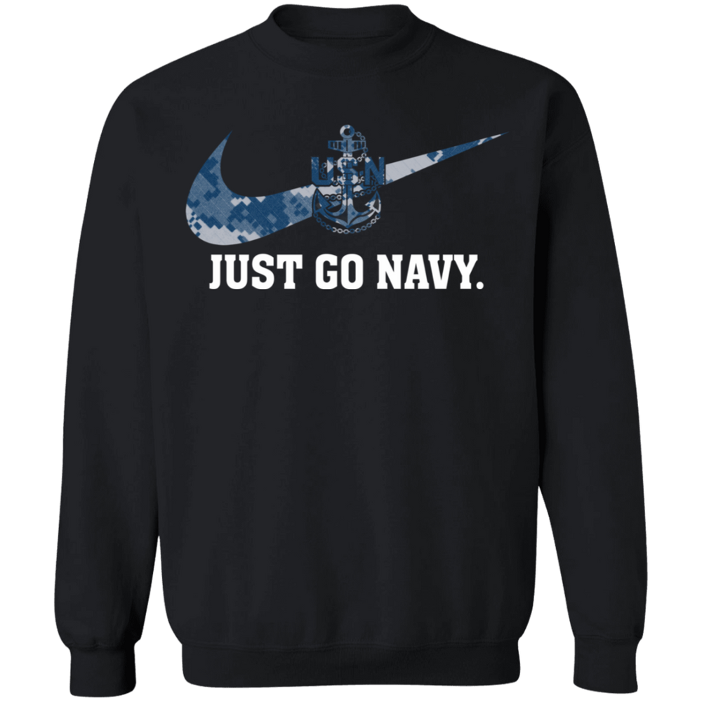 JUST GO NAVY SHIRT