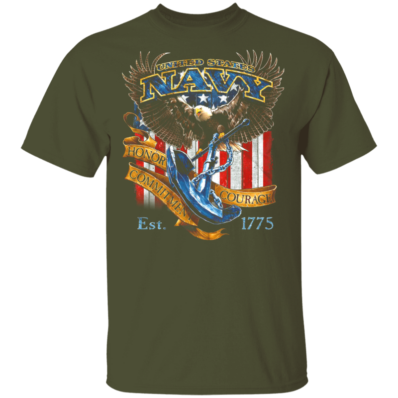 US NAVY EST 1775 SHIRT