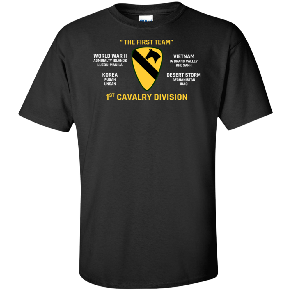 THE FIRST TEAM 1ST CAVALRY DIVISION SHIRT