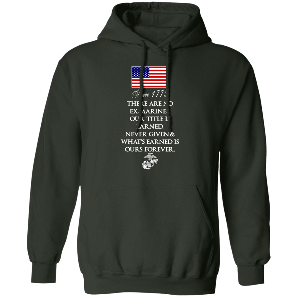 THERE'RE NO EX-MARINES SHIRT