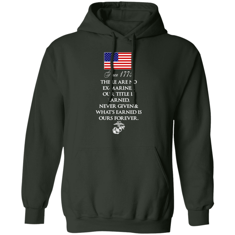 THERE'RE NO EX-MARINES SHIRT