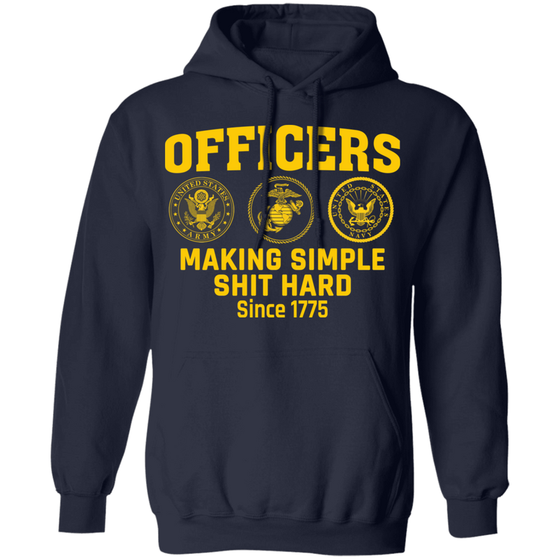 Officers Making Simple Shit Hard Shirt