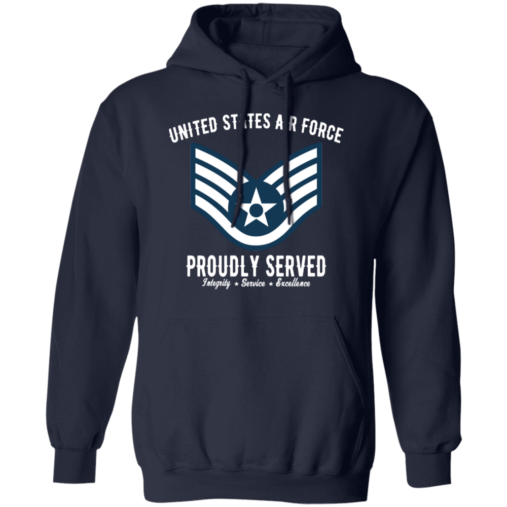AIR FORCE PROUDLY SERVED E5 SHIRT