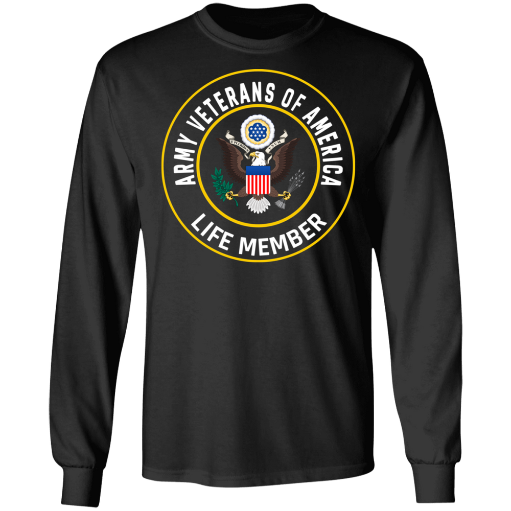 ARMY VET OF AMERICA LIFE MEMBER SHIRT