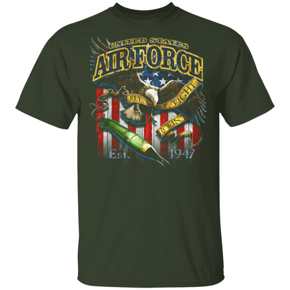 US AIR FORCE FLY FIGHT WIN EST 1947 SHIRT