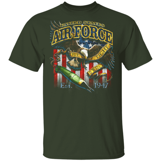 US AIR FORCE FLY FIGHT WIN EST 1947 SHIRT