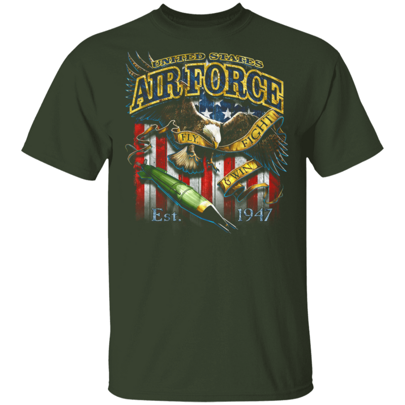 US AIR FORCE FLY FIGHT WIN EST 1947 SHIRT