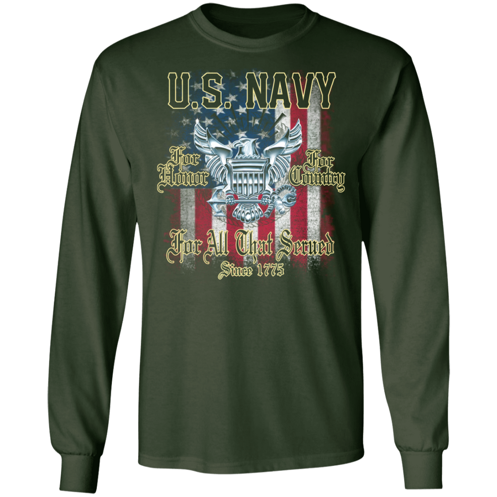 US NAVY FOR ALL THAT SERVED SINCE 1775 SHIRT