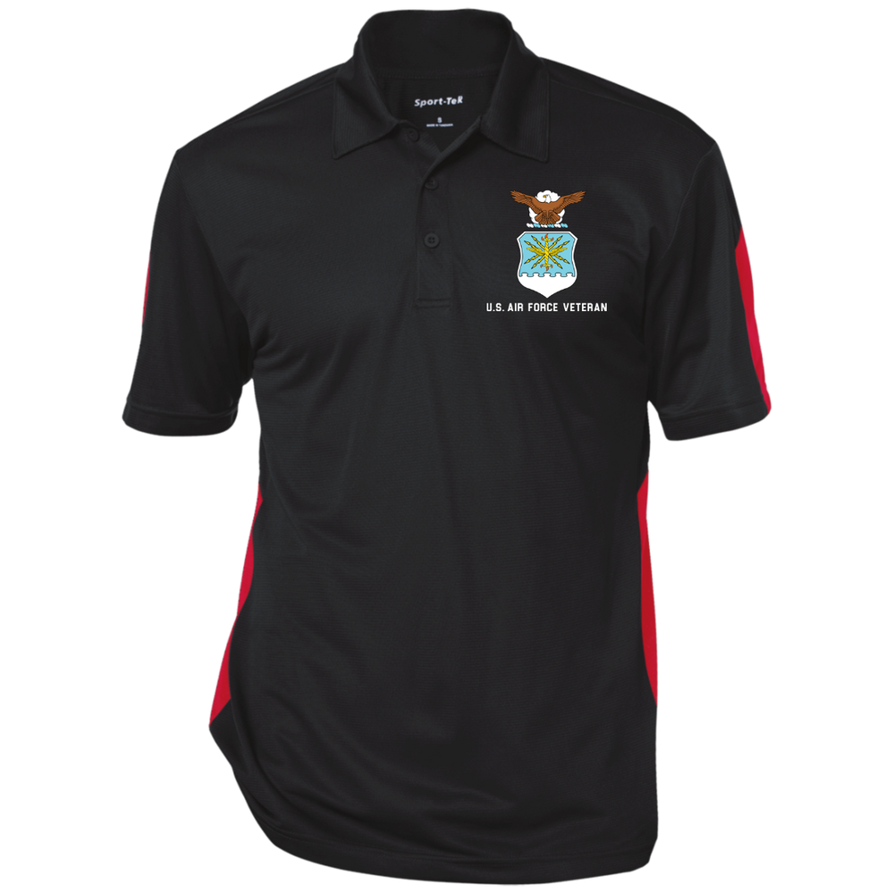 US AIR FORCE LOGO EMBROIDERED WINDSHIRT JACKET POLO