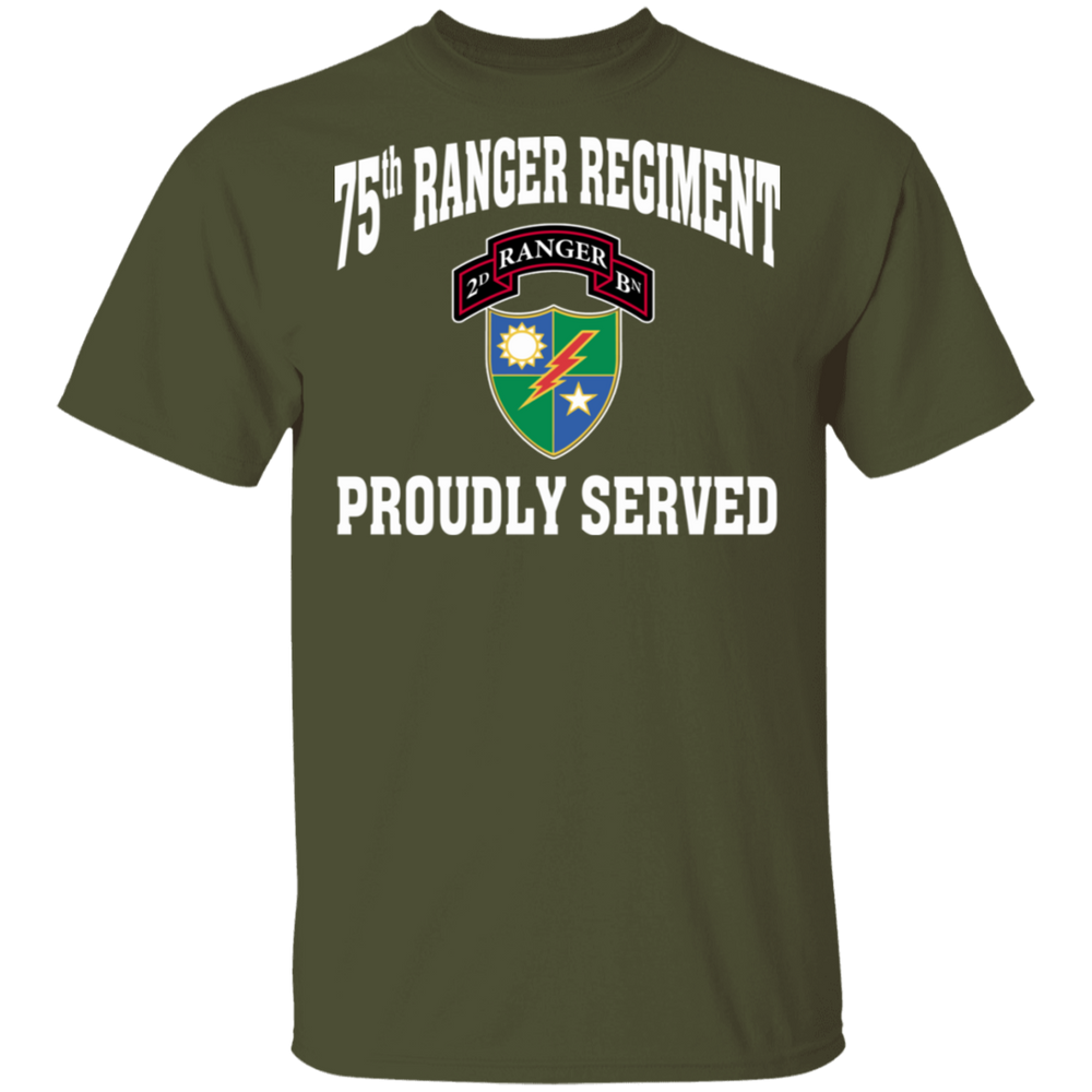 75TH RANGER REGIMENT PROUDLY SERVED SHIRT