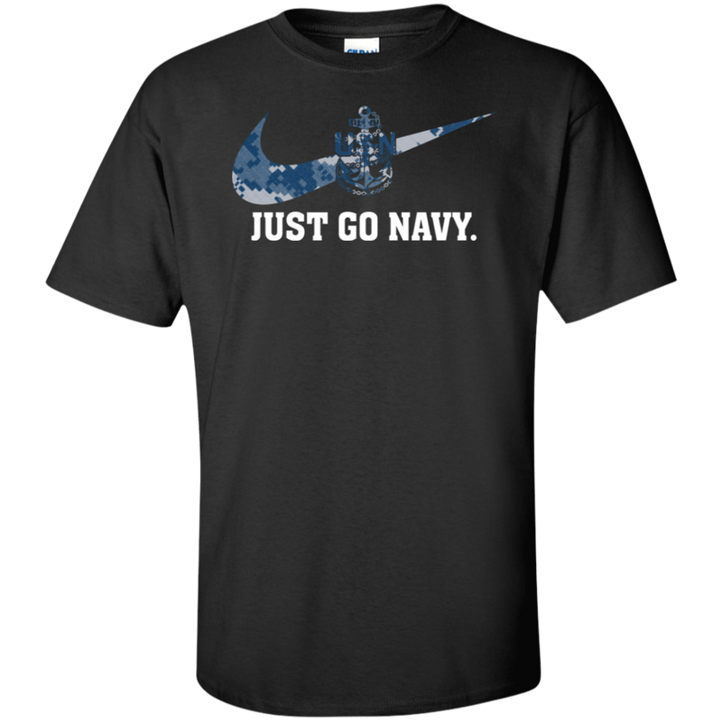 JUST GO NAVY SHIRT