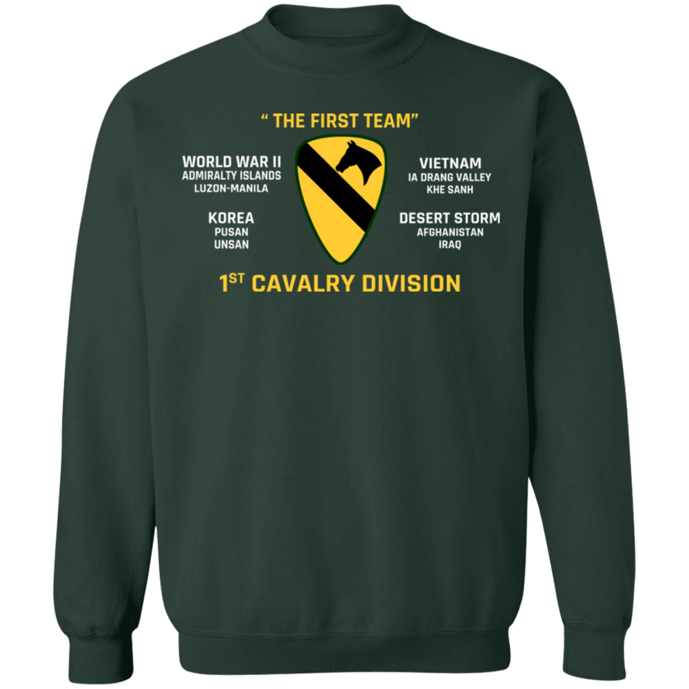 THE FIRST TEAM 1ST CAVALRY DIVISION SHIRT