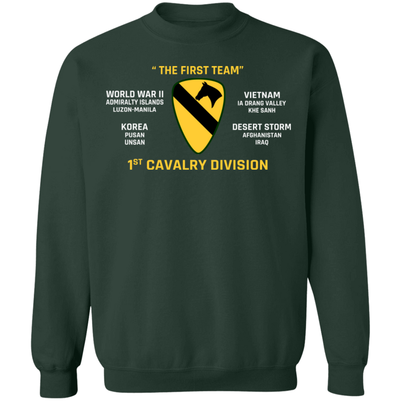 THE FIRST TEAM 1ST CAVALRY DIVISION SHIRT