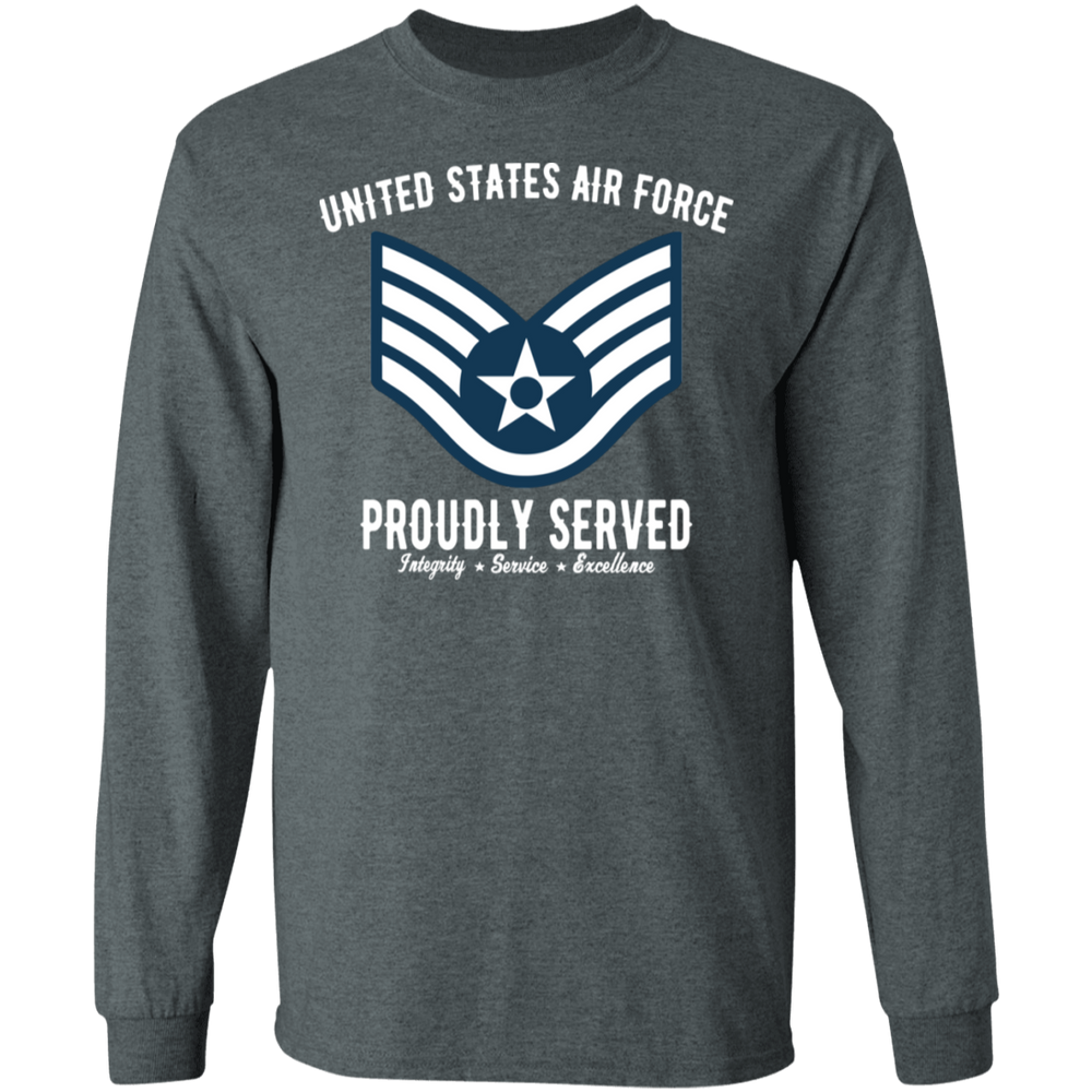 AIR FORCE PROUDLY SERVED E5 SHIRT