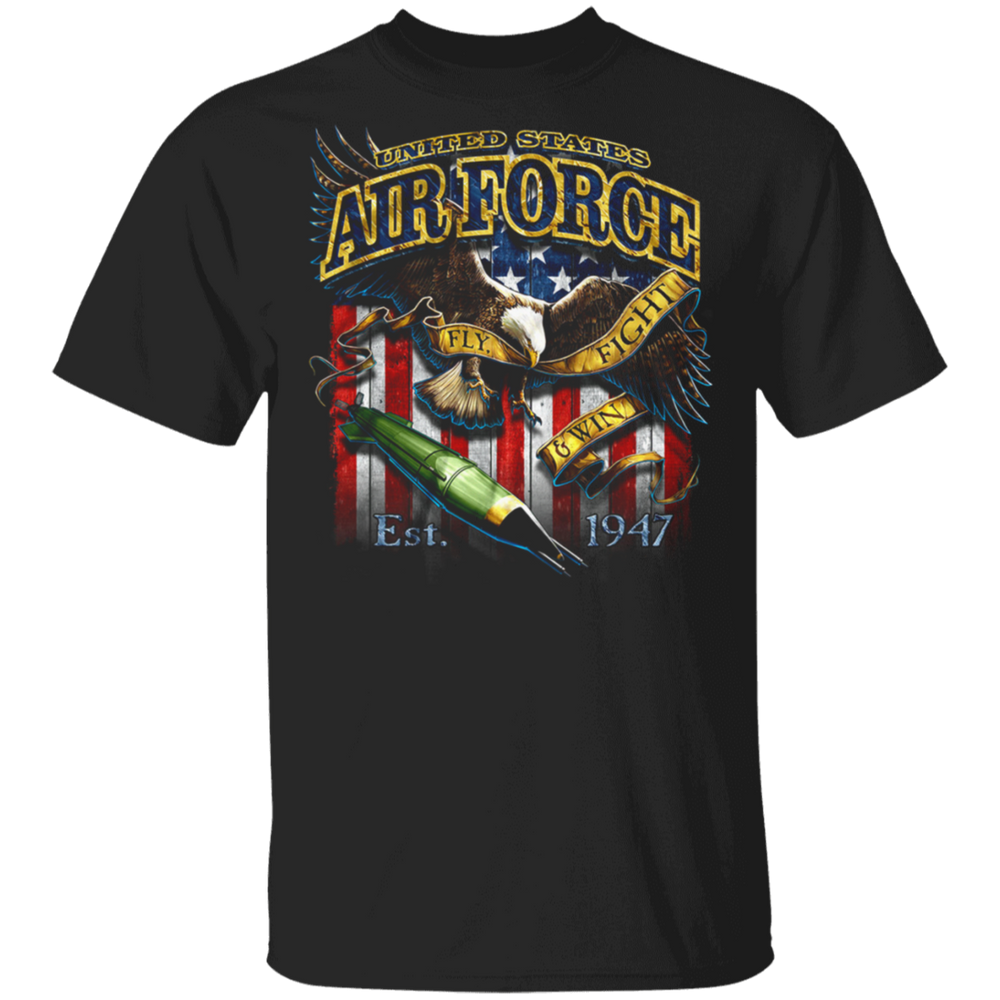 US AIR FORCE FLY FIGHT WIN EST 1947 SHIRT