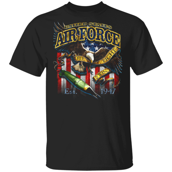 US AIR FORCE FLY FIGHT WIN EST 1947 SHIRT