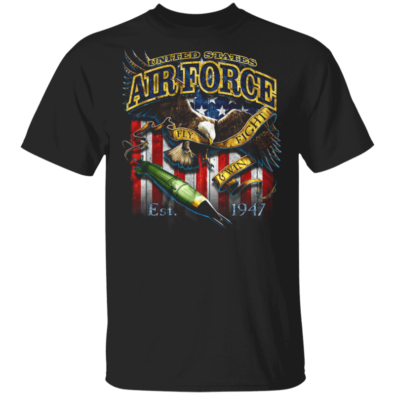US AIR FORCE FLY FIGHT WIN EST 1947 SHIRT