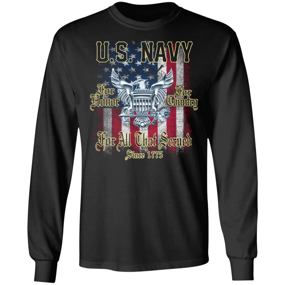 US NAVY FOR ALL THAT SERVED SINCE 1775 SHIRT