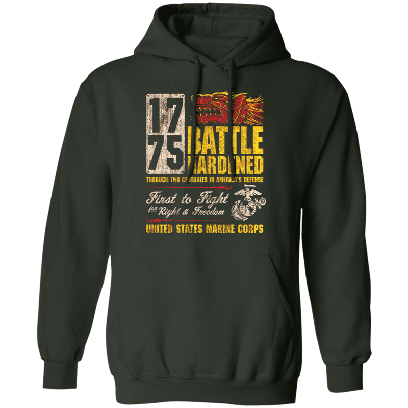 1775 BATTLE HARDENED US MARINES CORPS SHIRT