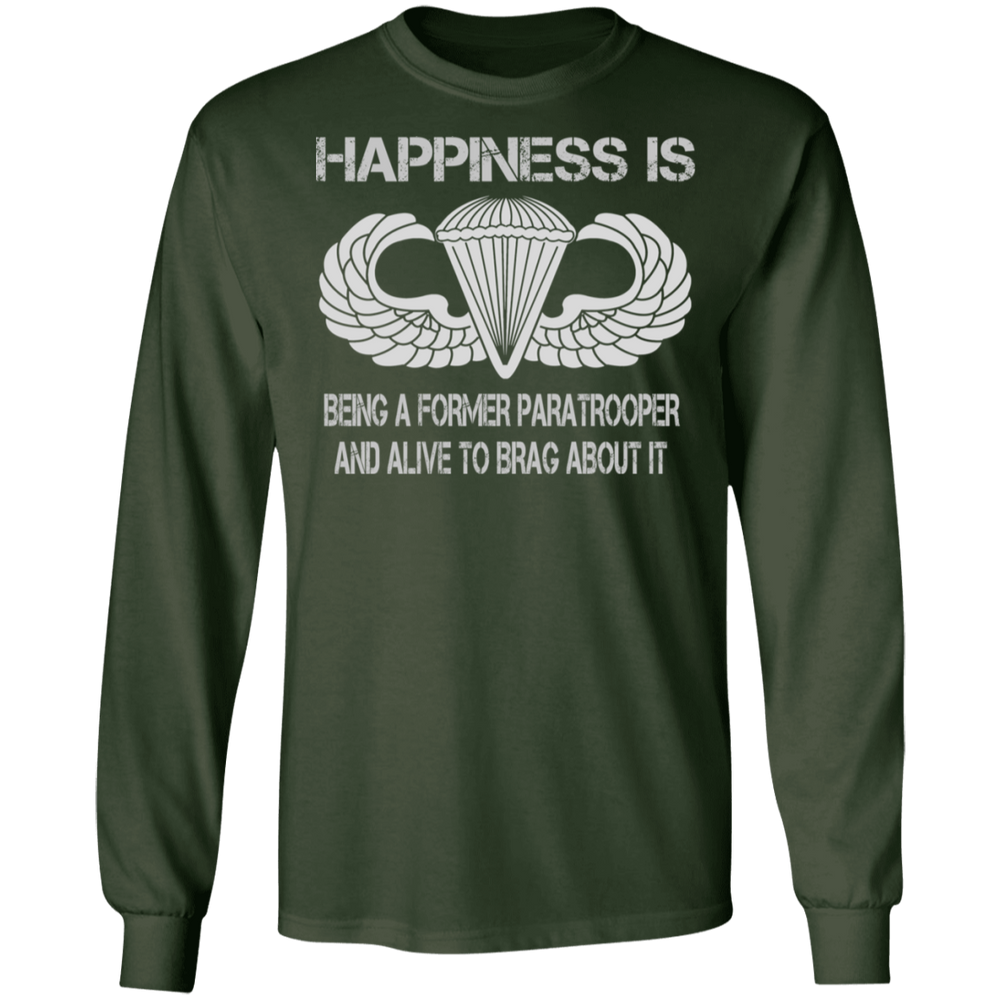 HAPPINESS IS BASIC PARACHUTIST SHIRT