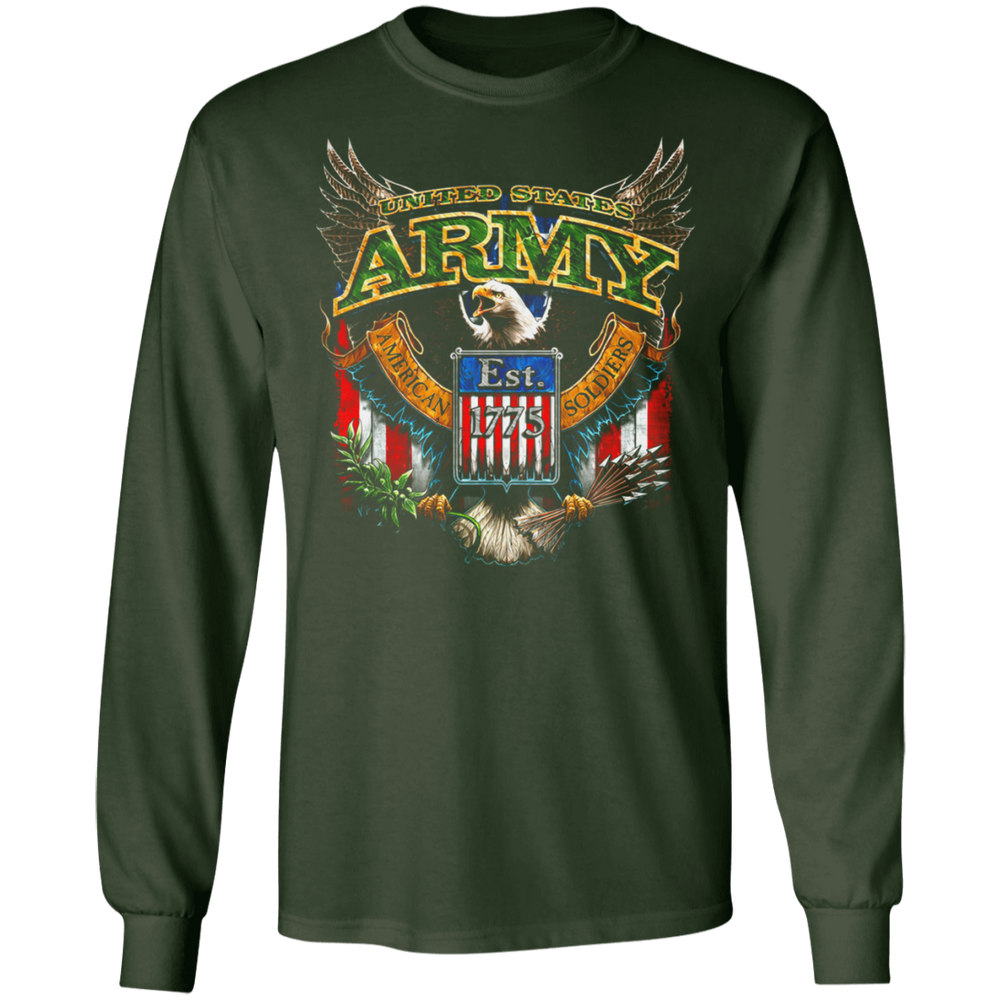 US ARMY AMERICAN SOLDIER EST 1775 SHIRT