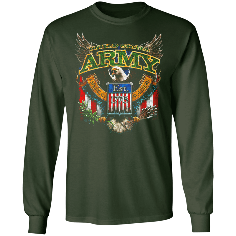 US ARMY AMERICAN SOLDIER EST 1775 SHIRT