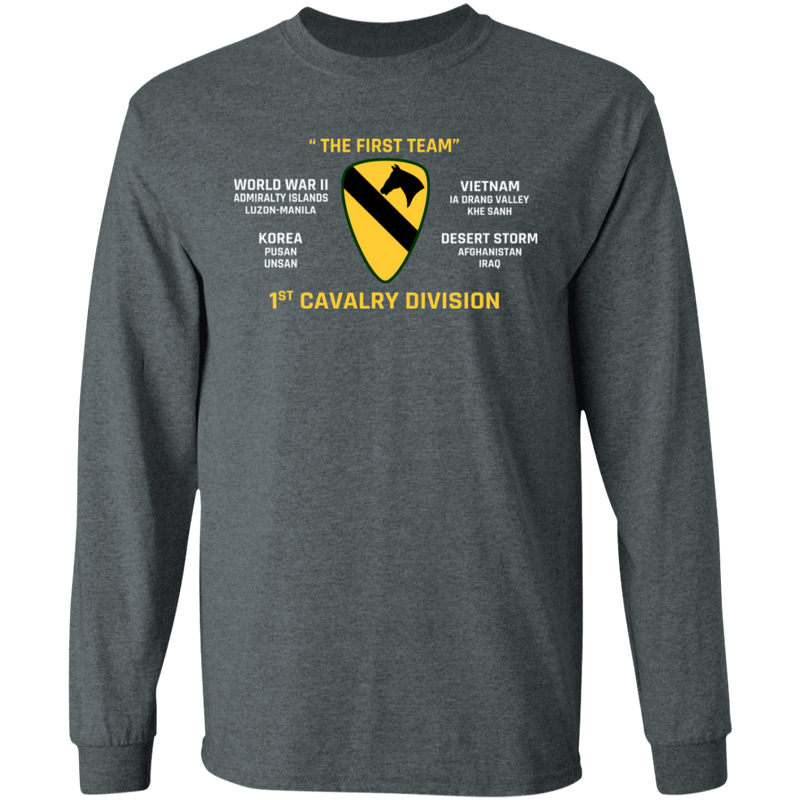 THE FIRST TEAM 1ST CAVALRY DIVISION SHIRT