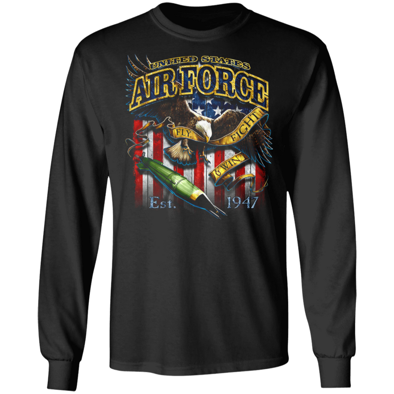 US AIR FORCE FLY FIGHT WIN EST 1947 SHIRT