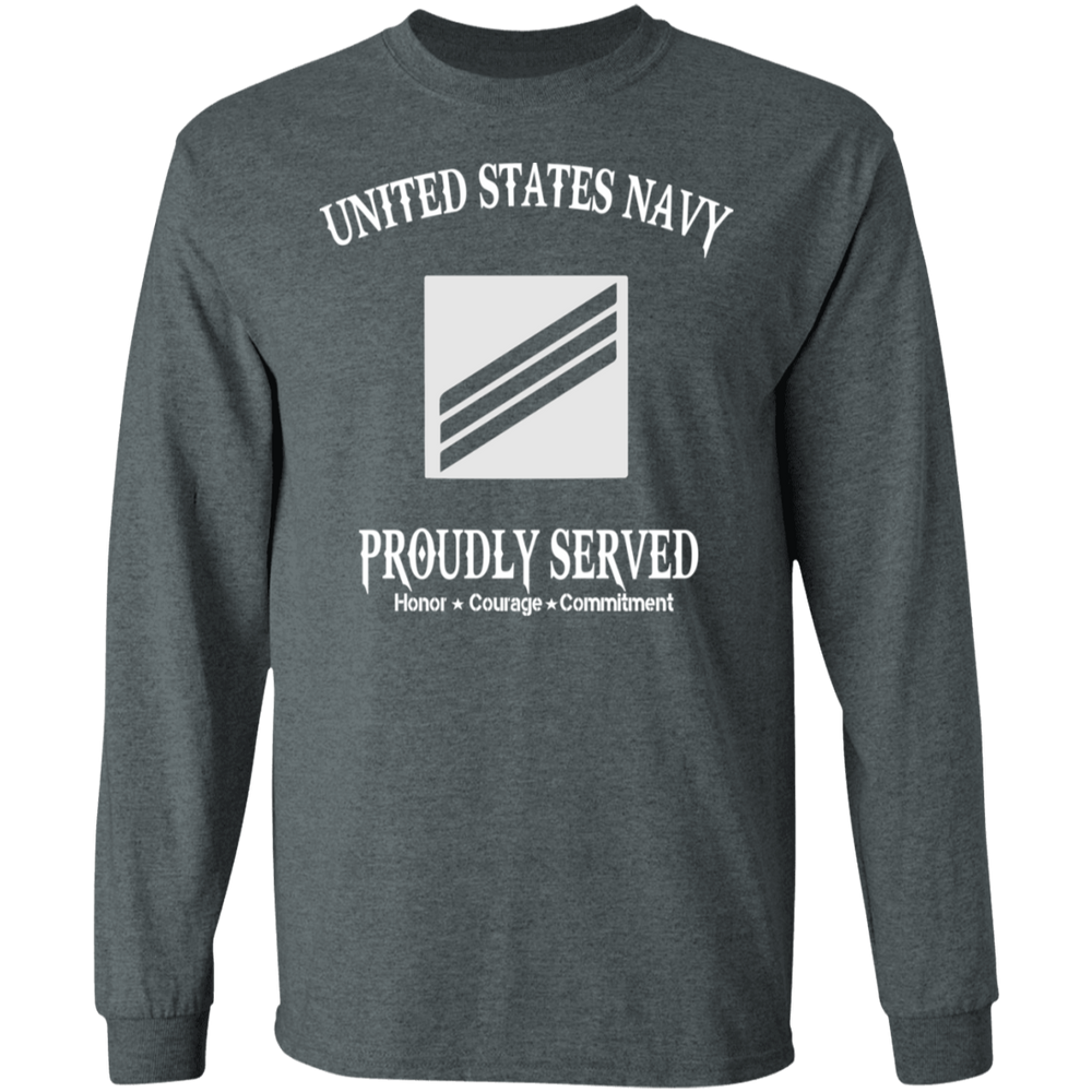 USN E3 SEAMAN PROUDLY SERVED SHIRT