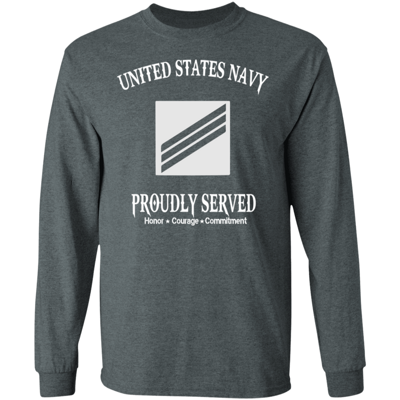 USN E3 SEAMAN PROUDLY SERVED SHIRT