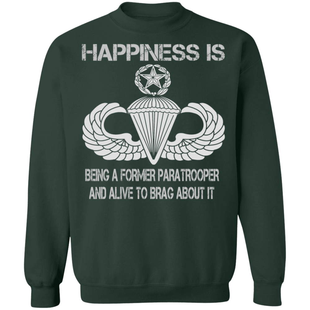 HAPPINESS IS MASTER PARACHUTIST SHIRT