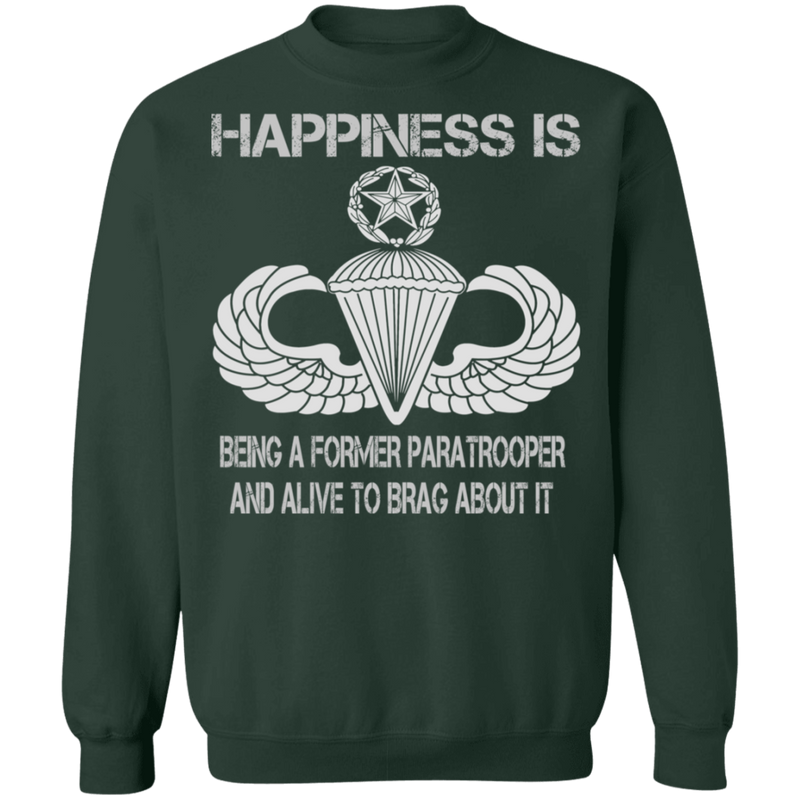 HAPPINESS IS MASTER PARACHUTIST SHIRT