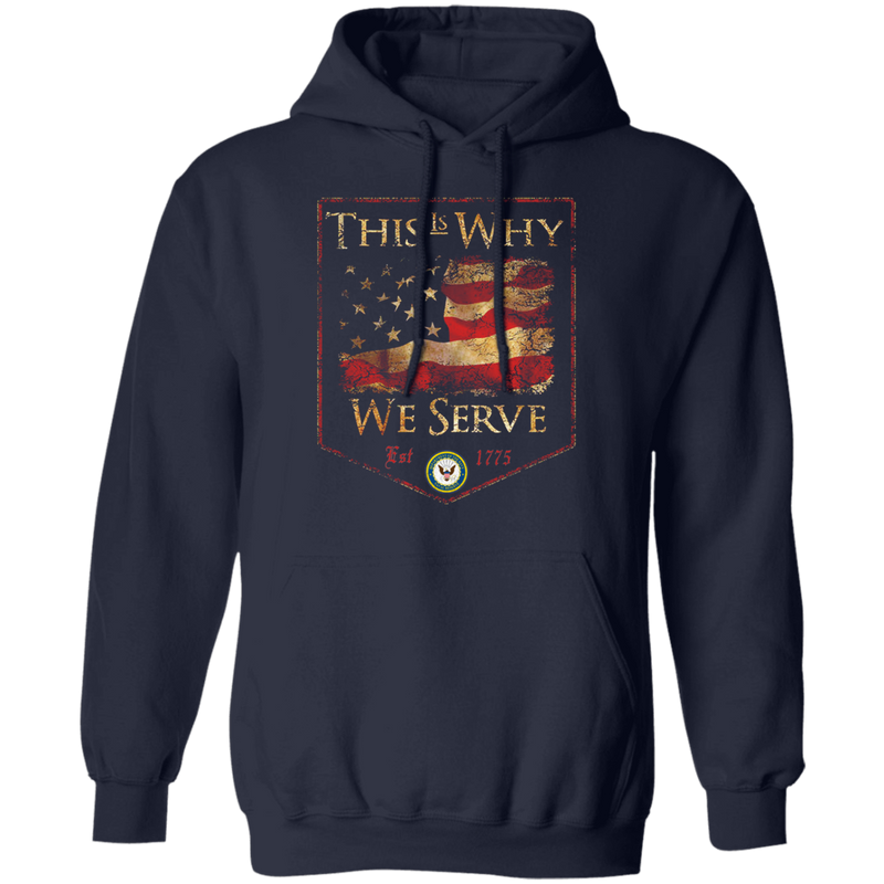 NAVY THIS IS WHY WE SERVED SHIRT