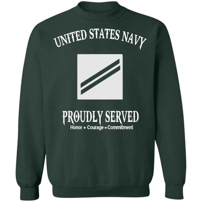 USN E2 SEAMAN APPRENTICE PROUDLY SERVED SHIRT