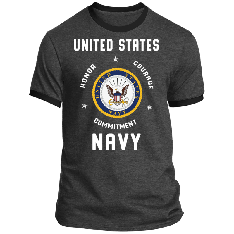 USN HONOR COURAGE COMMITMENT SHIRT
